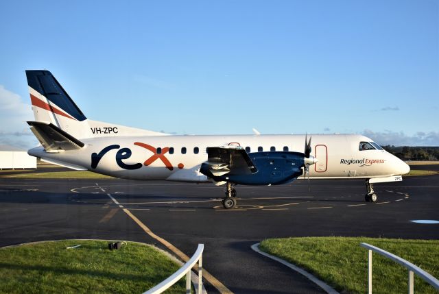 Saab 340 (VH-ZPC) - Regional Express Saab 340B VH-ZPC (msn 404) at Wynyard Airport, Tasmania, Australia. 25 September 2022.