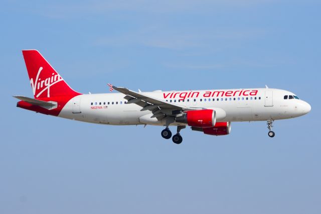 Airbus A320 (N621VA) - Virgin America - N621VA - A320 - Arriving KDFW 02/08/2014