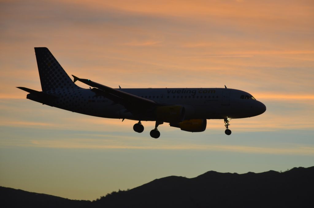 Airbus A319 (EC-MKV) - EC-MKV Landing At LEVX From LEBL. 28-10-2021