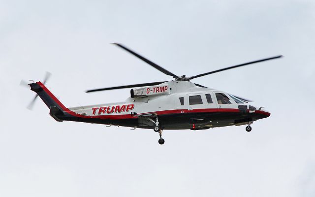 G-TRMP — - s-76b g-trmp about to land at shannon for fuel 21/5/17.