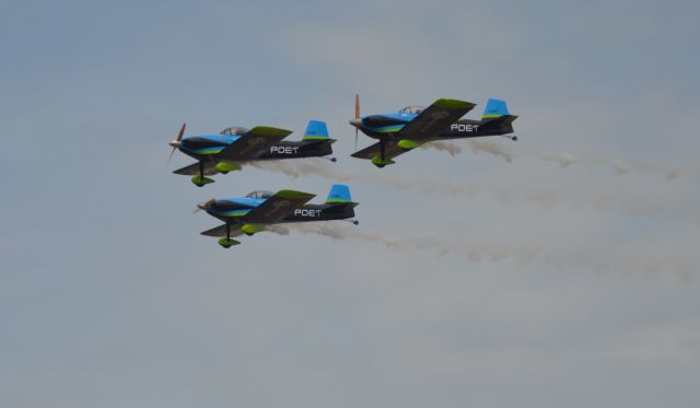 Vans RV-3 — - Vanguard Squadron preforming at the Power on the Prairie Airshow in Sioux falls SD