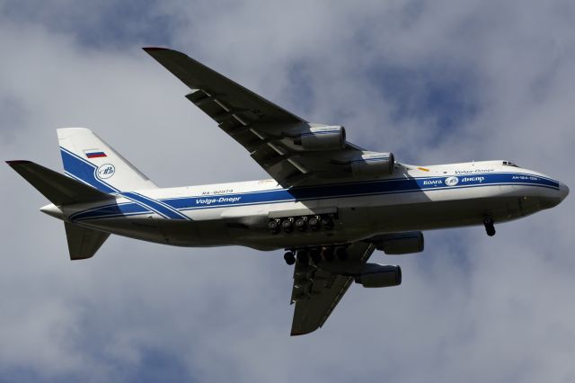 Antonov An-12 (RA-82074) - An Antonov on final approach to MCO.