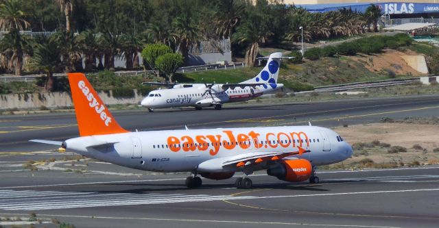 Airbus A320 (G-EZUR) - G-EZUR easyJet Airbus A320-214 LPA/GC Spotting