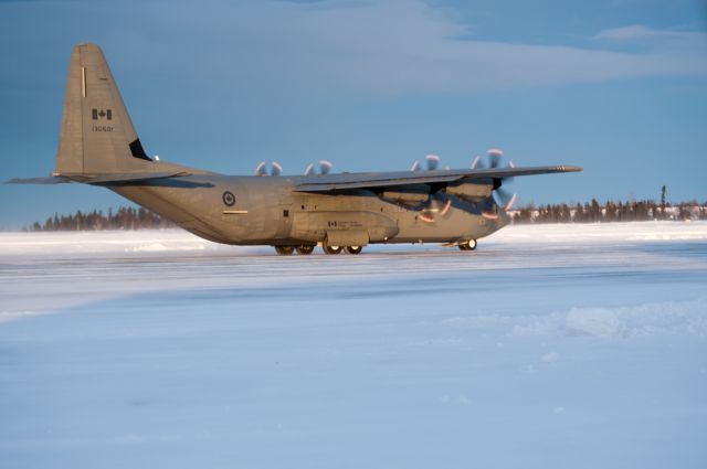 Lockheed C-130 Hercules (13-0601) - DND C130@CYYR 07Jan2013.