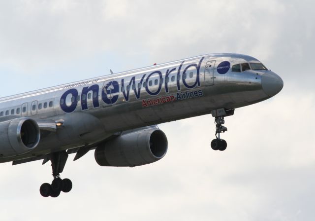 Boeing 757-200 (N174AA) - Special OneWorld livery.