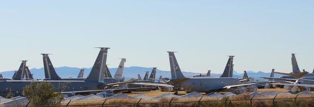 Boeing C-135B Stratolifter (56-3622) - Just a few of the retired KC-135's at DM.