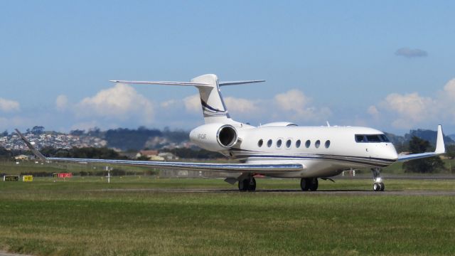 Gulfstream Aerospace Gulfstream G650 (VP-CJR) - The stunning AKL based G650 herself.