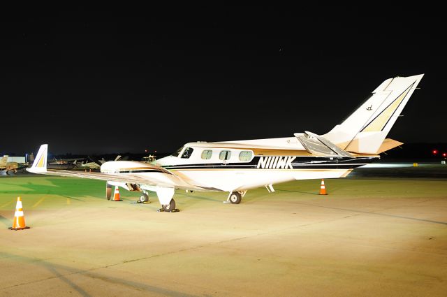 Beechcraft Duke (N111WK) - Seen at KFDK on 7/13/2009.