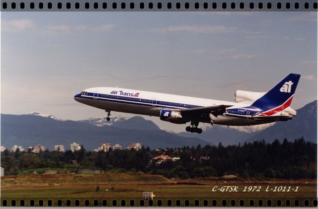 Lockheed L-1011 TriStar (C-GTSK) - C-GTSK landing at Vancouver