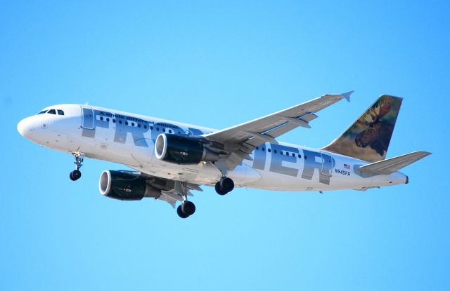 Airbus A319 (N945FR) - Frontier Airlines Airbus A319-111 N945FR (cn 2751)  Las Vegas - McCarran International (LAS / KLAS) USA - Nevada, 6-20-2010  Photo: Tomas Del Coro Sunset Park.