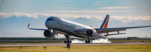 Airbus A350-900 (RP-C3501) - Philippines Airbus A350-941 RP-C3501 arrival at YVR runway 08L from MNL