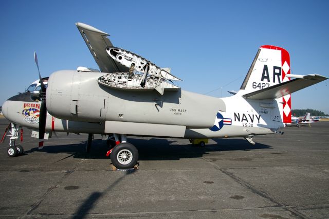 N8112A — - Restored Grumman S-2 Tracker seen on the ramp at the Arlington Municipal Airport.