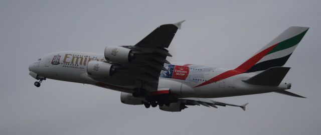 Airbus A380-800 (AA6EES) - FROM CAR PARK 5