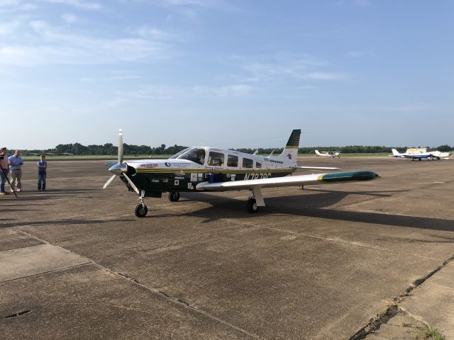 Piper Saratoga (N7278C) - Pilots for Patients Hangar. Start of circumnavigation flight. 