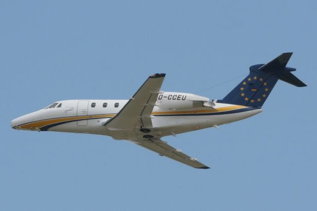 Cessna Citation III (D-CCEU) - Departing from Cologne, 4 May 2011.  Air Traffic callsign is "Snoopy".