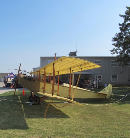 — — - This Curtiss JN-4C was rolled out of the Historic Aircraft Restoration Museum at Creve Coeur Airport MO for its annual Vintage Aircraft Day in Summer 2017