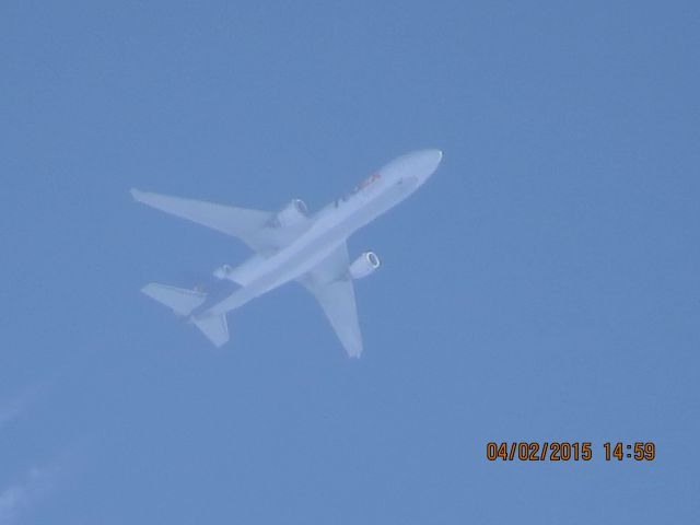 Boeing MD-11 (N612FE) - FedEx flight 781 from MEM to PDX over Southeastern at 34,000 feet.