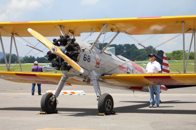 Boeing PT-17 Kaydet (N68W) - A Boeing-Stearman Kaydet @ the 2015 Save Our Flying Heritage Fly-In @ the Madison County Executive Airport in Meridianville, AL