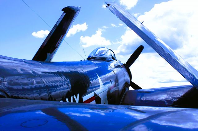 N23827 — - Skyraider along the Warbird Flightline