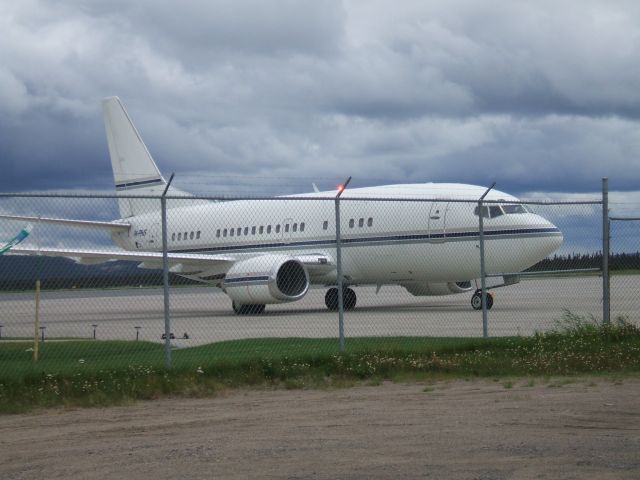 Boeing 737-700 (CYYR) - Parked At Irving Aviation F.B.O. Goose Airport Lab