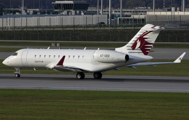 Bombardier Global 5000 (A7-CED)