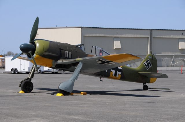 N19027 — - First public display, initial runup and taxi test after reassembly at Flying Heritage Collection (Vulcan Warbirds), Paine Field (KPAE) Everett, Washington 23 Apr 2011.