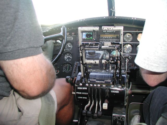 Boeing B-17 Flying Fortress (N93012) - The flight deck of 909, a restored B-17G belonging to The Collings Foundation...