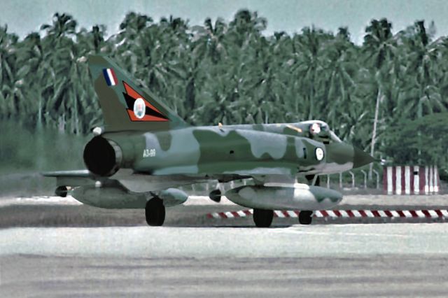 IAI Dagger (A399) - RAAF Dassault-GAF Mirage IIIO serial A3-99 3sqn RAAF. RAAF Base Butterworth mid 1970s.