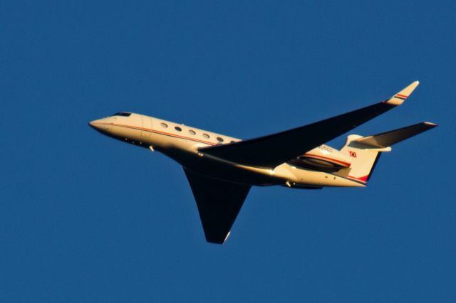 Gulfstream Aerospace Gulfstream G650 (N305CC) - Subject aircraft, N305CC, registered as Gulfstream Areospace GVI (G650ER), photographed on 09-JUL-2018 at 0800HrsEDT over Northern New Jersey.
