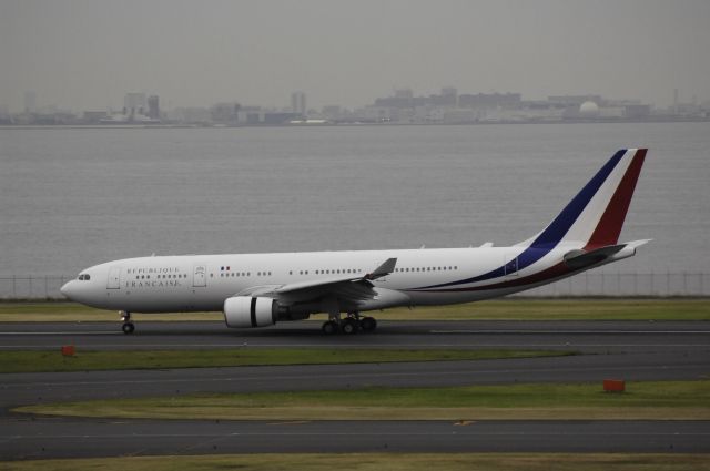 Airbus A330-200 (F-RARF) - Landing at Haneda Intl Airport Rwy34R on 2013/06/06 "France Gvmt VIP Flight"