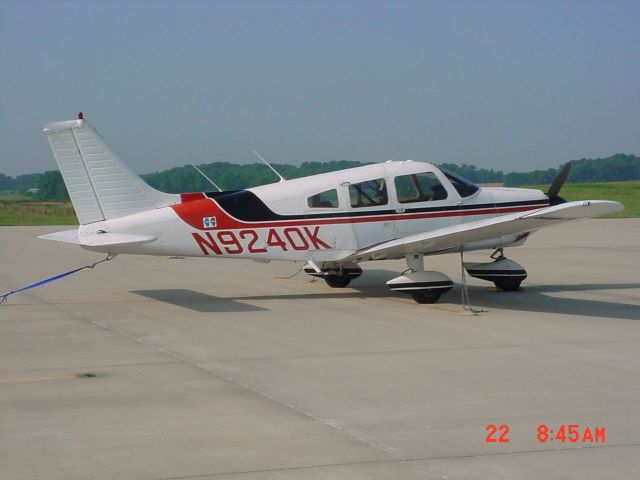 Piper Cherokee (N9240K) - Parked on ramp on 6/22/09