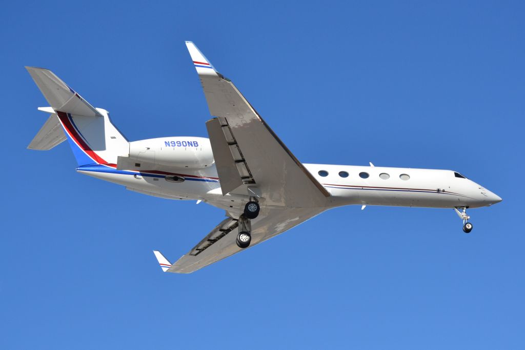 Gulfstream Aerospace Gulfstream V (N990NB) - JETSHOE 2 LLC (New Balance) at KJQF - 1/24/18