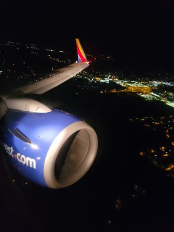 Boeing 737-700 (N404WN) - SWA Flight 1520. Departure from KJAN enroute to KHOU.