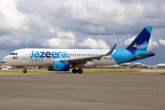 Airbus A320neo (9K-CBD) - Taxiing to Stand 226 on 30-Jul-21 operating flight JZR7 from OKBK.
