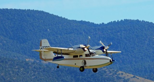 Grumman G-44 Widgeon (N77BD) - Final for 2-7 at Carson City, NV