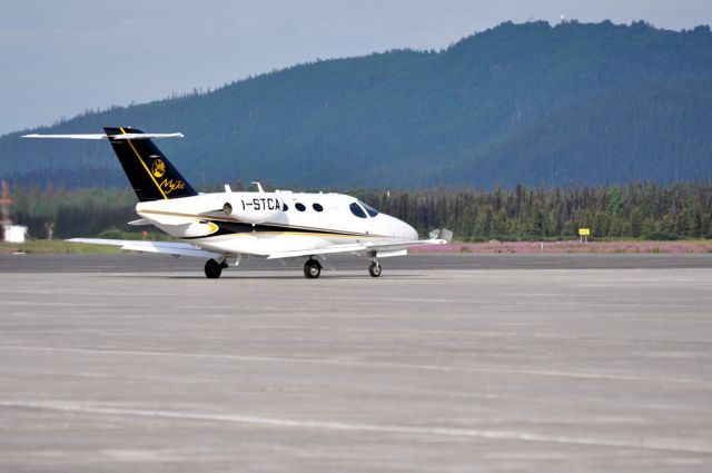 Cessna Citation Mustang (I-STCA) - Picture taken July 2010 taxing for Charlie.