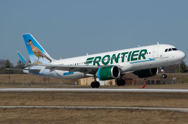 N346FR — - Al the Roadrunner is milliseconds from buttering Runway 13 with a bit of a crosswind on her arrival from Orlando. Photo taken March 20, 2021 at 2:59 PM with Nikon D3200 at 170mm.