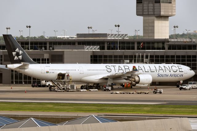 Airbus A340-600 (ZS-SNC) - 4th August, 2015