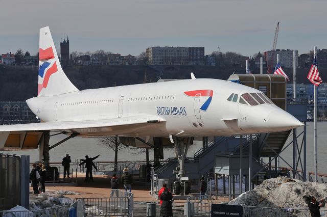 Aerospatiale Concorde (G-BOAD) - On display at Intrepid Sea, Air and Space Museum in New York City, NY USA. The last flight was on 11-10-2003 (LHR-JFK), retired.