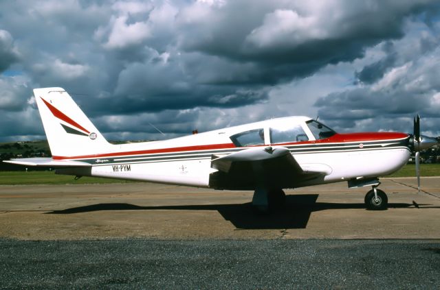 VH-PYM — - PIPER PA-24-400 COMANCHE - REG : VH-PYM (CN 26/97) - PARAFIELD ADELAIDE SA. AUSTRALIA - YPPF (6/9/1987)