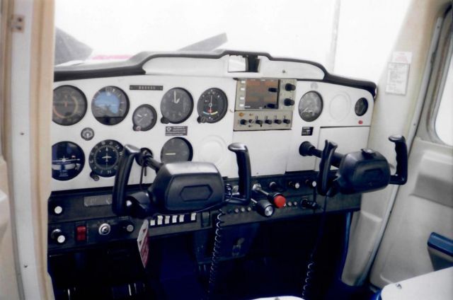 Cessna Commuter (N8963U) - Original panel, circa 1976.