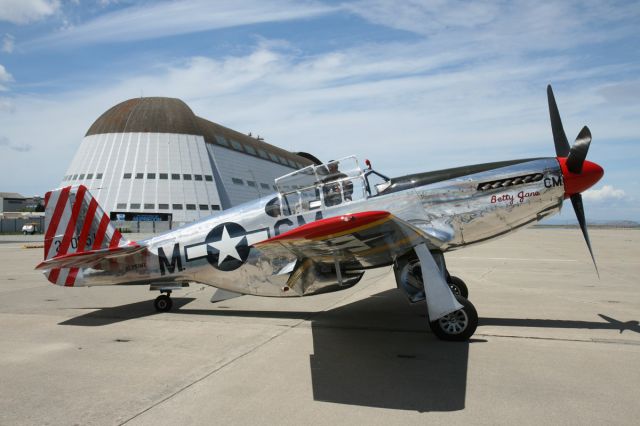 North American P-51 Mustang (NL251MX) - Collings Foundation visit to Moffett Federal Airfield 2010.