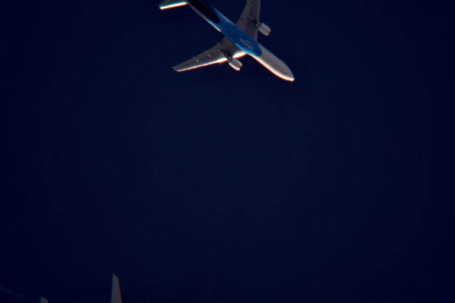 BOEING 767-300 (N1997A) - Atlas Air 3405 34,000 ft. passing under American Airlines 9426 38,000 ft. south of Cleveland 11.18.16br / 