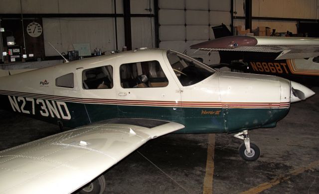 Piper Cherokee (N273ND) - Great flight school at Moore aviation!