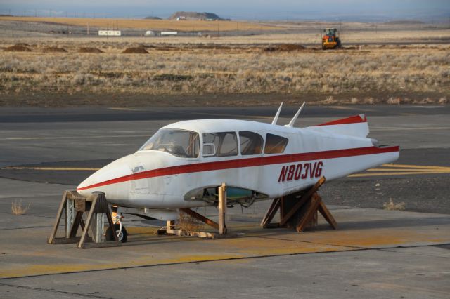 Piper Apache (N803VG) - Piper Apache, deconstructed for study by Big Bend Community College aviation program.