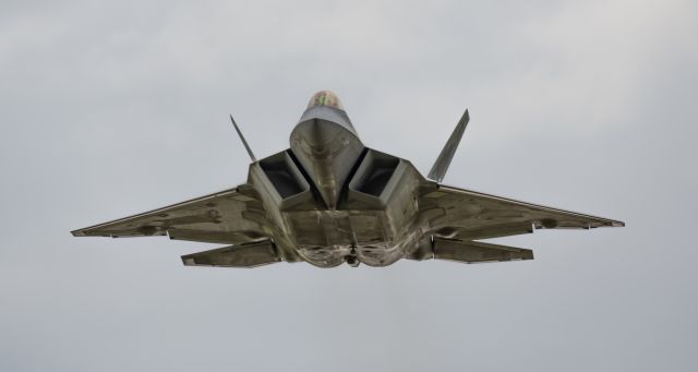 Lockheed F-22 Raptor (08-4163) - F-22 Raptor blasting out of Vero Beach Regional Airport to Stuart FL