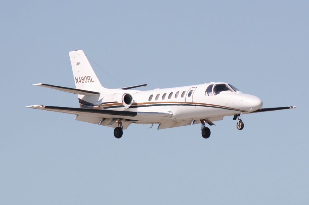 Cessna Citation V (N480RL) - Cessna CItation V (N480RL) arrives at Sarasota-Bradenton International Airport