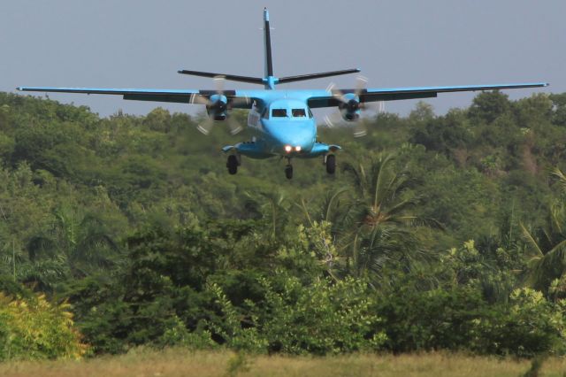 HH-LOG — - The 8 AM flight from Port-au-Prince arrives at Jeremie Airport on 19 June 2012.