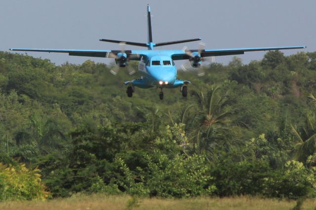 HH-LOG — - The 8 AM flight from Port-au-Prince arrives at Jeremie Airport on 19 June 2012.