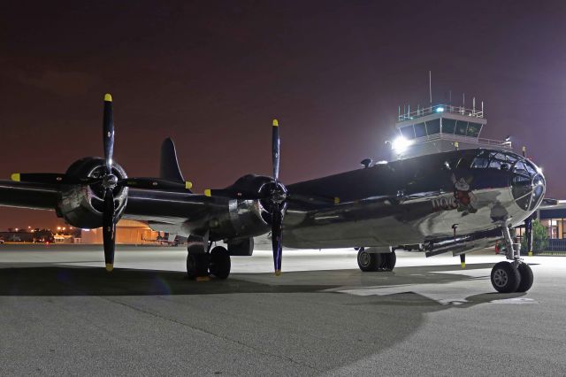 Boeing B-29 Superfortress (N69972) - A few shots of Doc under the lights in Cleveland on 31 May 2018. It may seem like an overabundance of photos of Doc; however, I took full advantage of the opportunity considering only two B-29’s are airworthy.